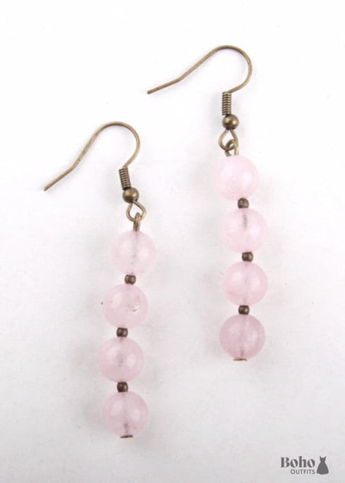 Boho Earrings, RH Dangle Earrings, 3 Balls